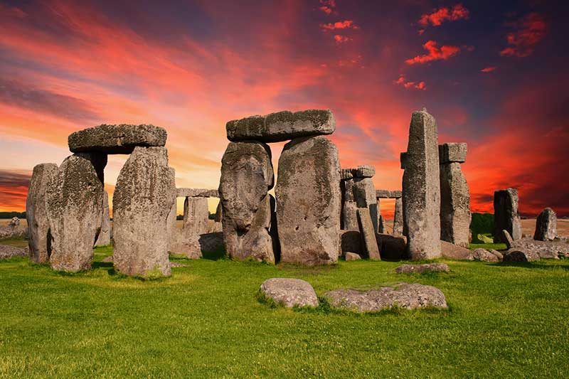 Stonehenge is a historic landmark in europe
